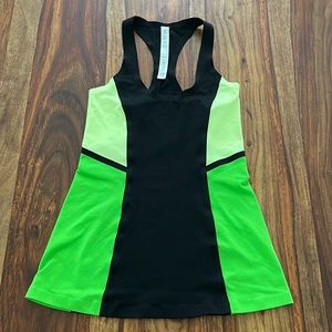 RARE Lululemon Cool Colorblock Racerback in Green